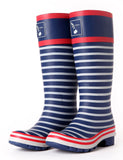 Evercreatures In The Navy Tall Wellies