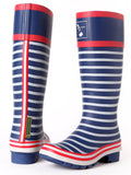 Evercreatures In The Navy Tall Wellies