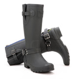 Evercreatures Triumph Charcoal Tall Wellies
